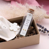Attic Creations - giftings life's precious moments since 2010;    Message in a Bottle Sterling Silver Earrings handmade in Devon Style - Silver & Gold nut shaped stud earrings Quote on the card - 'Bestie, We're Like Two Nuts'
