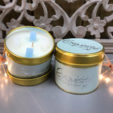 Lily Flame Scented Tin Candle - Exquisite
