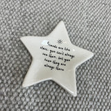 Star Quotable Dish - 'Friends are like stars...'