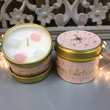 Lily Flame Scented Tin Candle - Congratulations