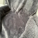 Super Soft Fleece Throw - Slate