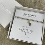 Life Charms thoughtful jewellery bracelet -Just Because Bracelet Collection; You are the gin to my tonic x.