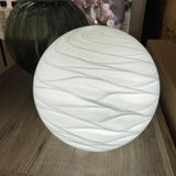 Glass Sphere Hand Blown Lamp - Misty Grey