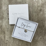 Dog Lover bracelet in it's Life Charm Gift Box (included)