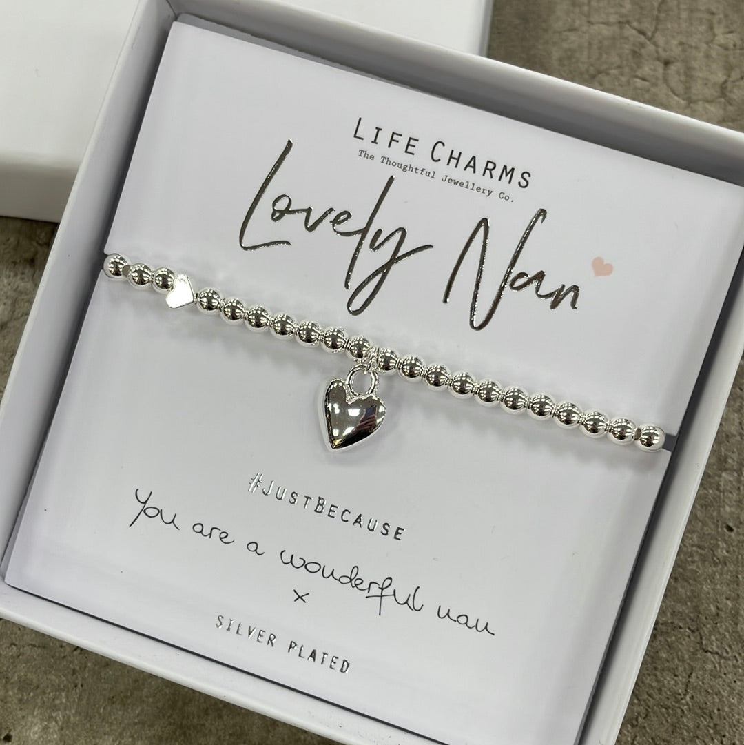 Wonderful Nan Joma Jewellery Nan Life Charm Bracelet 'Lovely Nan