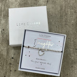 Happy Birthday Daughter LC Bracelet in it's gift box (included)
