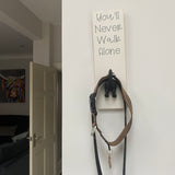 Dog Lead Hook - 'You'll Never Walk Alone'