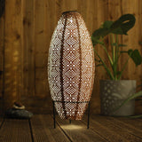 Lightstyle London - Solar Lantern Taupe Oval