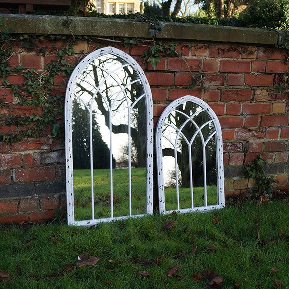 Garden arch mirrors