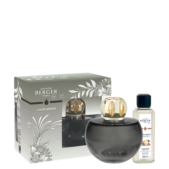 Maison Berger Gift Set Holly Grey Moss Lampe Berger with 250ml Amber Powder 4791
