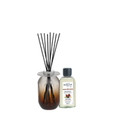 Maison Berger Scented Bouquet Tan Evanescence Diffuser with 200ml Mystic Leather fragrance 