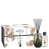 Maison Berger Scented Bouquet Grey Evanescence Diffuser with 200ml Mystic Leather fragrance  *NEW AW23*