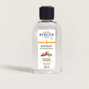 Maison Berger - Parfum Berger Diffuser Refill 200ml Dreams of Fruits fragrance - Goji Berries  NEW 2024  Light and fresh, the goji berry infuses a joyful and invigorating atmosphere into your home. A true moment of happiness. 7665