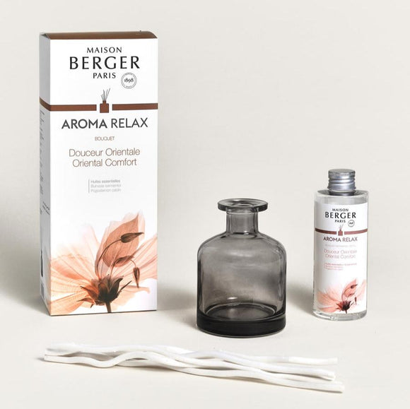 Maison Berger - Parfum Berger Scented Reed Diffuser
Aroma Relax Oriental Comfort Fragrance


NEW AW24