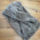 Eliza Gracious - Faux Fur Snood / Collar Taupe