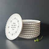 East of India Round Coaster -  'Let me drink about...'