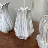 Wikholm - Leslie Off White Vases - 3 shapes