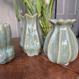 Wikholm - Leslie Light Green Mini Vases - 3 shapes