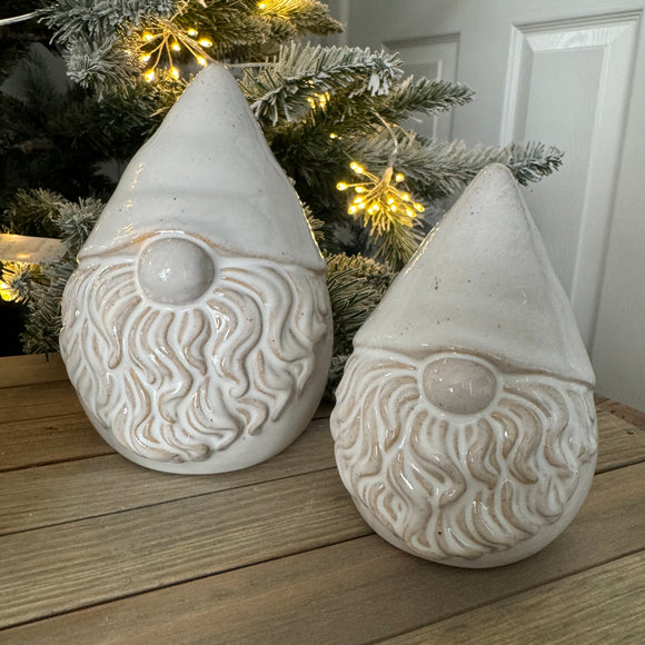 Christmas Ceramic neutral Gonk - Large