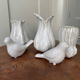 Wikholm - Leslie Off White Vases - 3 shapes