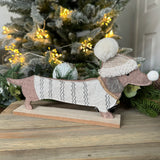 Dachshund Felt dog ornament
