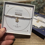 Life Charm Christmas Bracelet - 'Beautiful Friend'