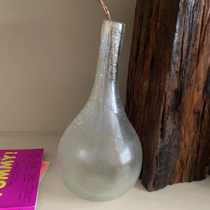 Crackle Glass Enzo Small Vase