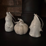 Halloween Neutral Ceramic small hanging decorations - Ghost & Ghool