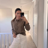 Cashmere-like Patch pocket Shirt - Forest
