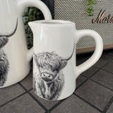 Ceramic Highland Cow Jugs - 2 sizes