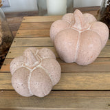 Cream Ceramic Speckled Pumpkins&nbsp; Available in 2 sizes - Small 8.5cm &amp; Large 10.5cm