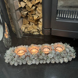 Frost Pinecone T-light Holder L43cm