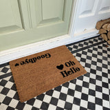 Natural Doormat - Oh Hello.... Goodbye