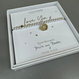 Life Charm Valentines Bracelet - ‘Love ya'