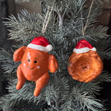 Fun Christmas Hanging Decoration - Yorkshire Pudding