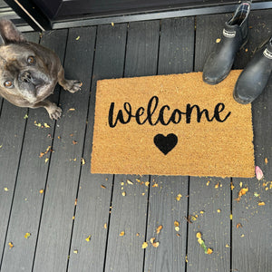 Natural Doormat - Welcome