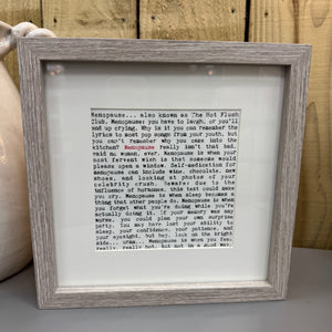 Photo Frame For Wise Words Card - Greige & Black