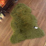 Hanlin - Pure New Wool Genuine Sheepskin
Premium Large Rug Colour - Dark Lime +100cm
