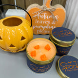 Spook! Happy Halloween!

Sweet and Cosy- an Autumnal blend of Vanilla and Honey- To warm you up before a night of frights!

It's got a brand New Limited Edition Look for 2023 - Top notch Bronze text, Hand printed onto midnight blue, embossed paper. Spooky and Posh. What a combination!