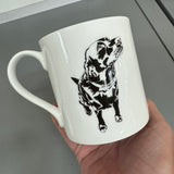 Dog Fine Bone China Mug - Labrador