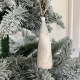 Christmas Ceramic Gnome Hanging 9.5cm Decoration