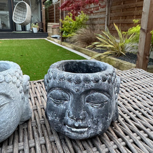 <h2>Buddha Small Plant Pot H9cm</h2> <h2>Available in Grey or Charcoal</h2>