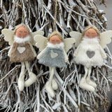 Fabric Hanging Angel - 3 colours
