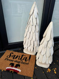 Christmas Whitewashed Wooden Tree - Small *CLICK & COLLECT ONLY*