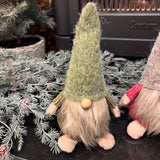 Fabric Woolly Gonk with Beige beard H24cm - Red or Green