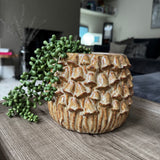 Stoneware Mushroom Planter - Large