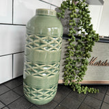 Green Gloss Ceramic Vases - 2 styles
