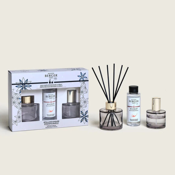 Maison Berger Scented Bouquet & Home Spray
Rosalie Mini Bouquet & Home Spray Duo with 90ml Exquisite Sparkle Fragrance Refill
7859 / 007859