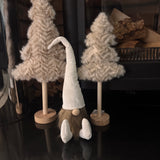 Sitting white corduroy hat Gonks - 2 sizes