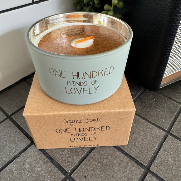 Scented Soy Woodwick Candle - 100 kinds of lovely